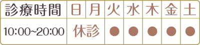 診療時間表